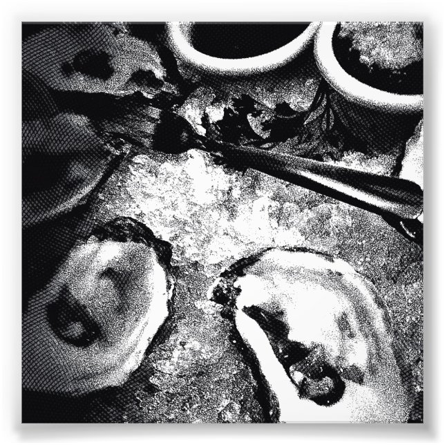 Oyster Season Photo Print (Front)