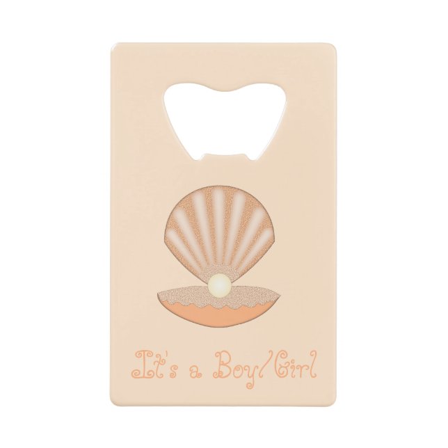 Oyster shell and Pearl Gender Neutral Custom (Front)