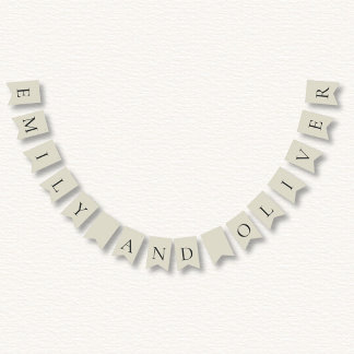 Oyster Shells Wedding  Bunting