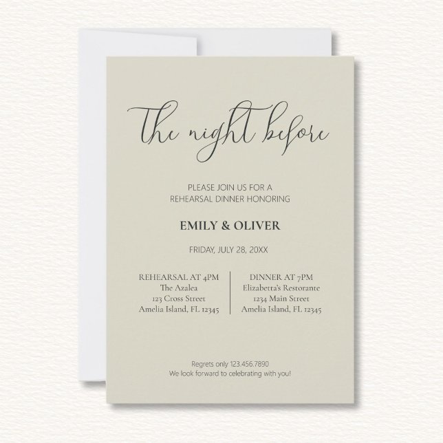 Oyster Shells Wedding Rehearsal Invitation  (Creator Uploaded)