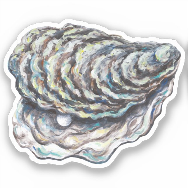 Oyster Vinyl Sticker (Front)