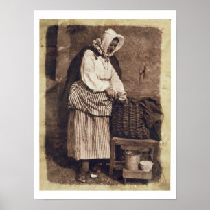 Oyster Woman, 1843-47 (salt paper print from calot