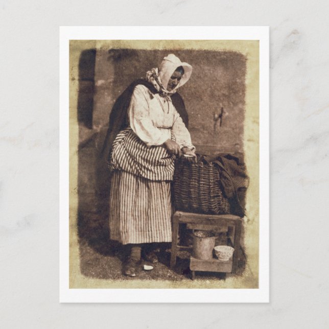 Oyster Woman, 1843-47 (salt paper print from calot Postcard (Front)