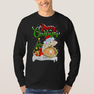 Oyster  Xmas Decorations Santa Oyster Christmas T-Shirt