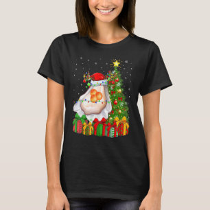 Oyster Xmas Holiday Santa Oyster Christmas Tree T-Shirt