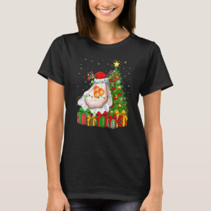 Oyster Xmas Holiday Santa Oyster Christmas Tree T-Shirt