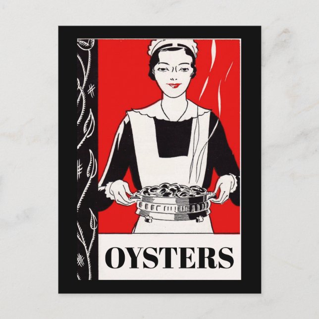 Oysters, add text postcard (Front)