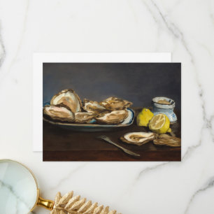 Oysters by Edouard Manet Thank You Card
