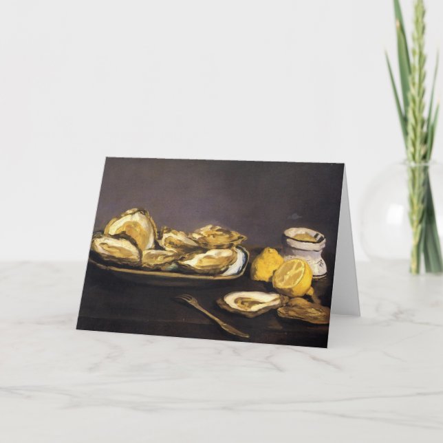 Oysters - Édouard Manet Card (Front)