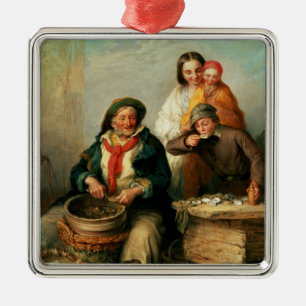 Oysters, Young Sir? Metal Tree Decoration