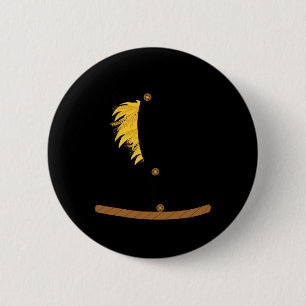 OZ Halloween Scarecrow Costume Art-Fun Wizard of 6 Cm Round Badge