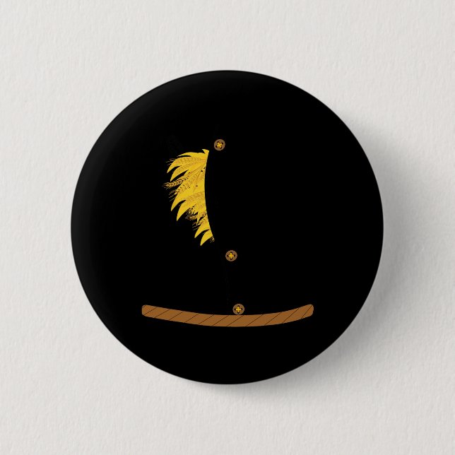 OZ Halloween Scarecrow Costume  Art-Fun Wizard of  6 Cm Round Badge (Front)