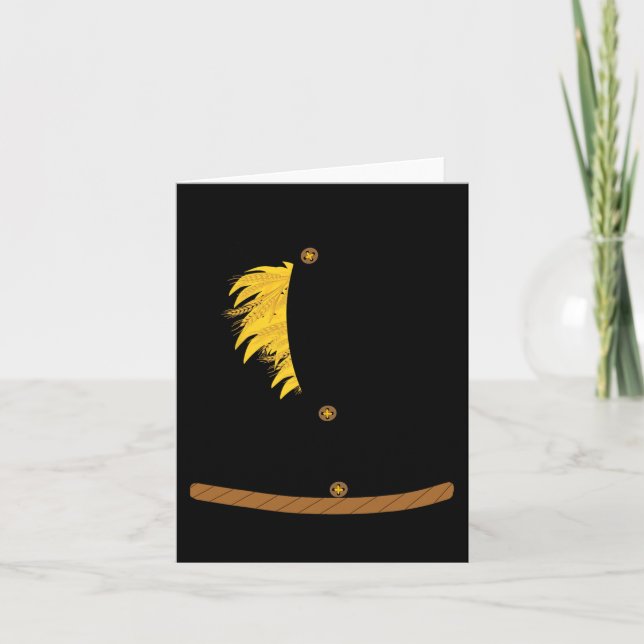 OZ Halloween Scarecrow Costume  Art-Fun Wizard of  Card (Front)