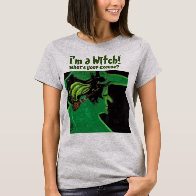 OZ I AM WITCH joke tee (Front)