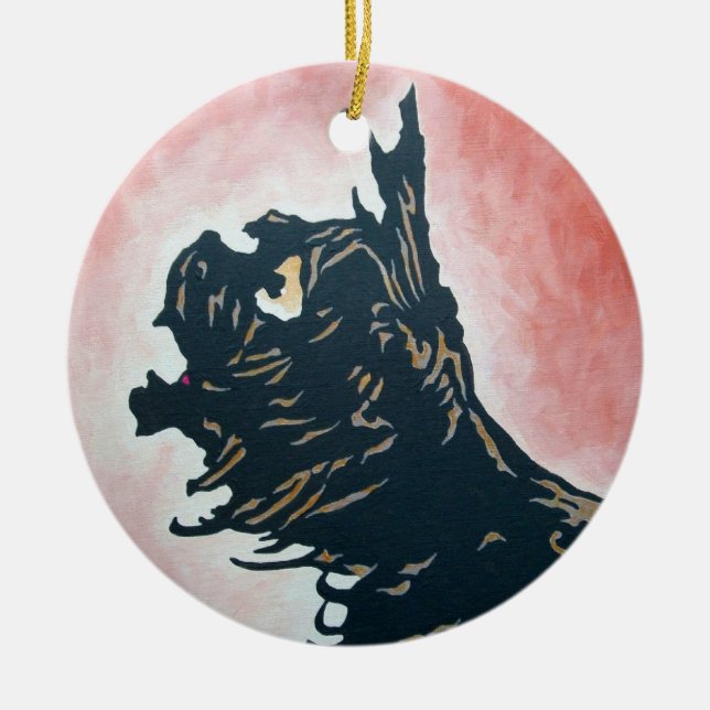 Oz Ornament - Toto (Front)