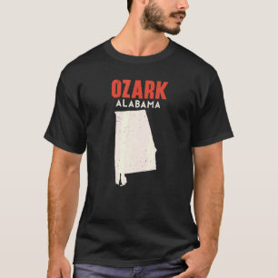 Ozark Alabama USA State America Travel Alabaman T-Shirt