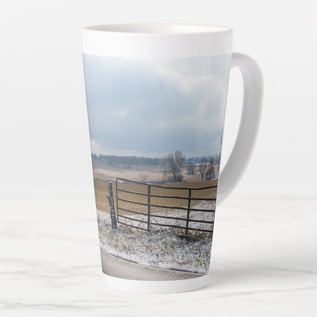 Ozark Country Hills Latte Mug (Right Angle)