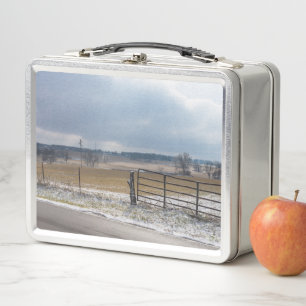 Ozark Country Hills Metal Lunch Box