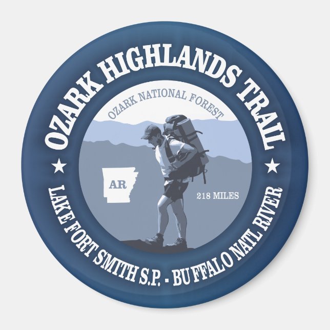 Ozark Highlands Trail Magnet (Front)
