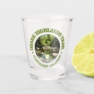 Ozark Highlands Trail (rd) Shot Glass