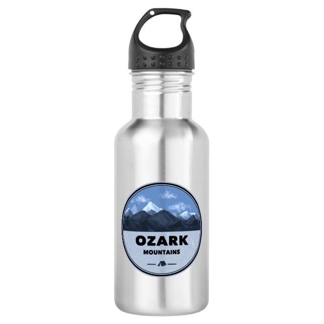 Ozark Mountains Camping 532 Ml Water Bottle (Front)