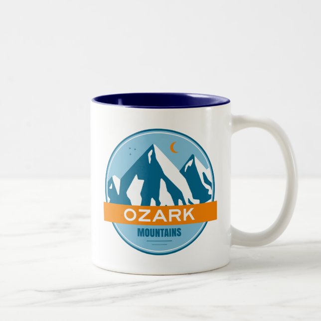 Ozark Mountains Two-Tone Coffee Mug (Right)