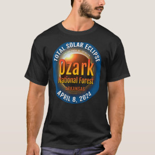 Ozark National Forest Arkansas Total Solar Eclipse T-Shirt