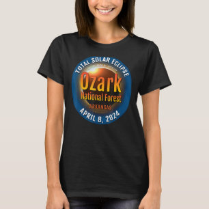Ozark National Forest Arkansas Total Solar Eclipse T-Shirt
