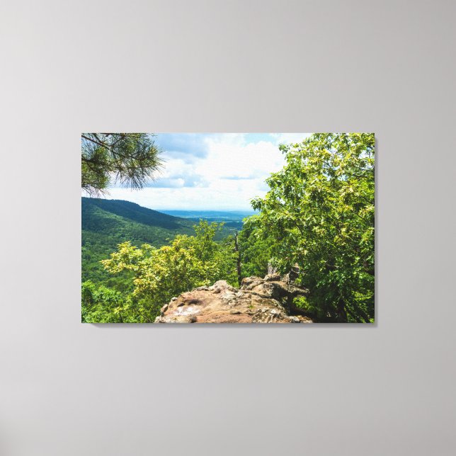 Ozark National Forest Cliff View Canvas Print (Front)