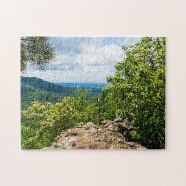 Ozark National Forest Cliff View Jigsaw Puzzle (Horizontal)