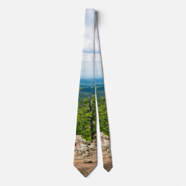 Ozark National Forest Cliff View Neck Tie (Front)