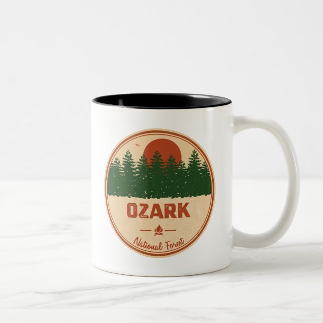 Ozark National Forest Two-Tone Coffee Mug (Right)