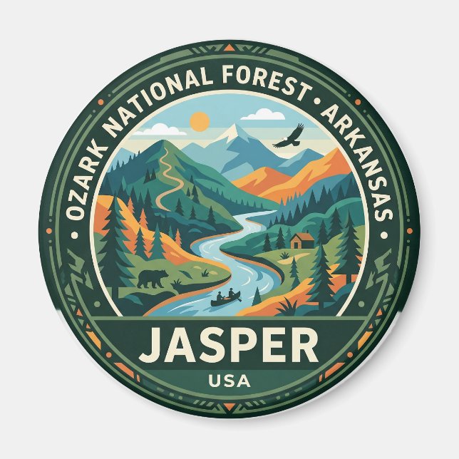 Ozark National Forest USA Magnet (Front)