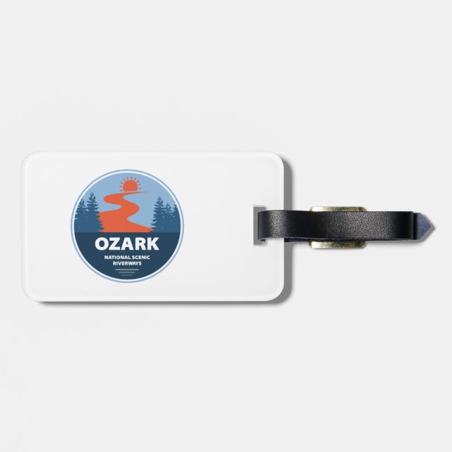 Ozark National Scenic Riverways Luggage Tag (Back Horizontal)