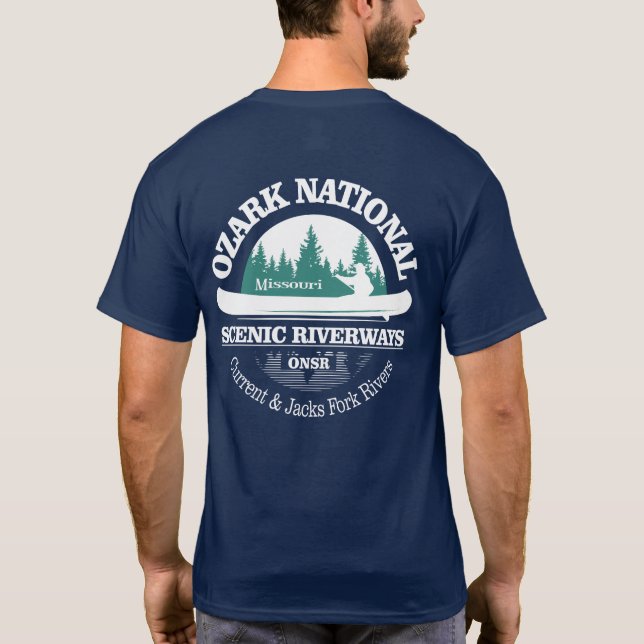 Ozark National Scenic Waterways (CT) T-Shirt (Back)