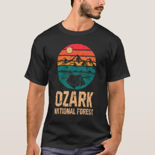 Ozark Retro Mountains Arkansas AR Hiking US Women T-Shirt