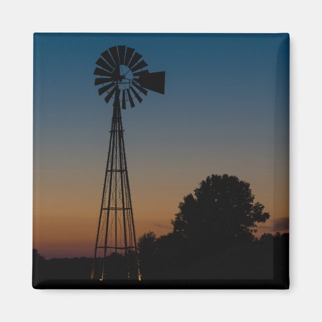Ozark Sunset Windmill Magnet (Front)