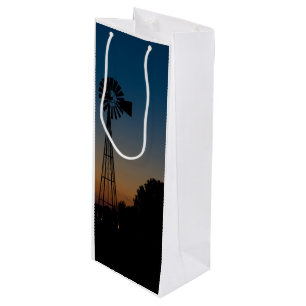 Ozark Sunset Windmill Wine Gift Bag