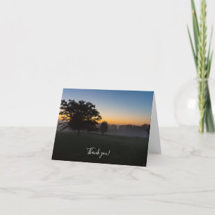 Ozarks August Dawn Thank You Card