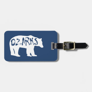 Ozarks Bear Luggage Tag