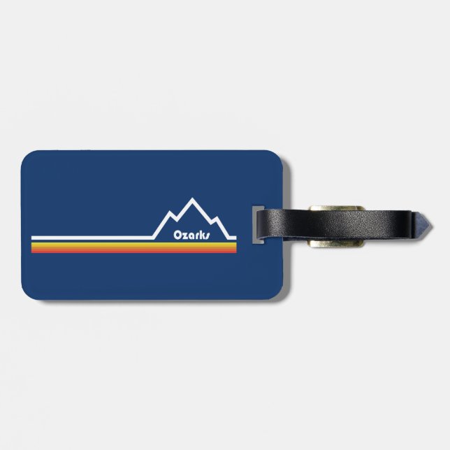 Ozarks Luggage Tag (Back Horizontal)