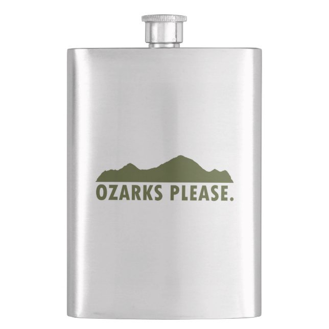 Ozarks Please Hip Flask (Front)