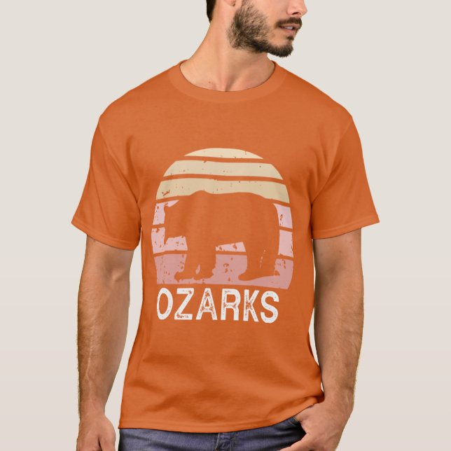 Ozarks Retro Bear T-Shirt (Front)