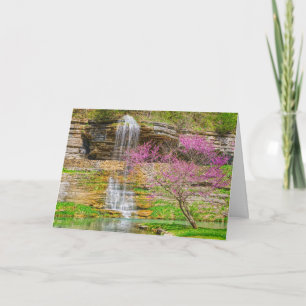 Ozarks Waterfall Spring Bluff Card