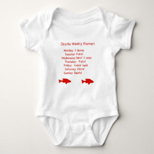 Ozarks Weekly Planner Baby Bodysuit