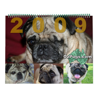 OzPugs 2009 Huge Calendar