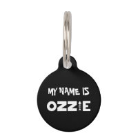 Ozzie Cat Pet ID Tag