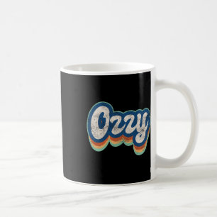 Ozzy First Name Boy Vintage Style 70s 80s Personal Coffee Mug