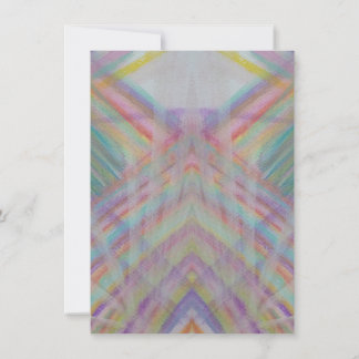 P23M Unique Colourful Art Invitation