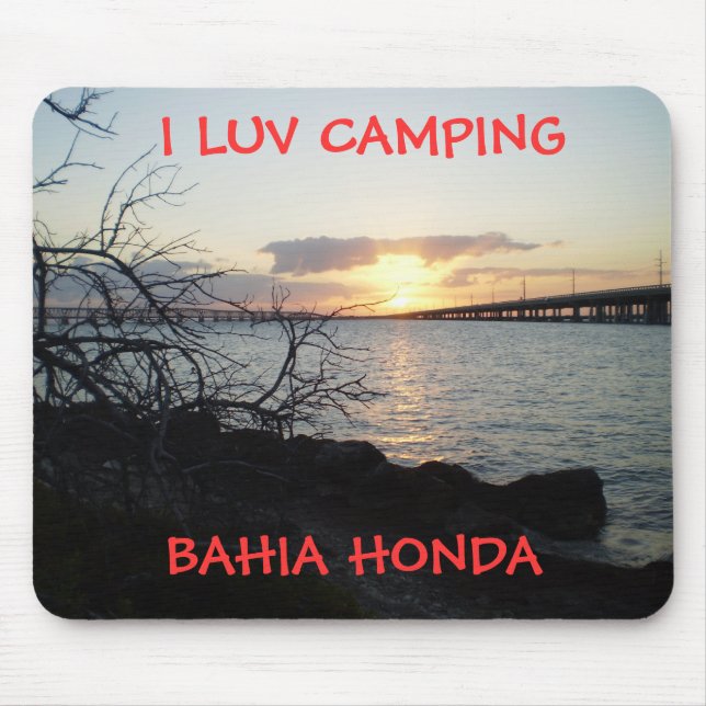 P3060038, I LUV CAMPING, BAHIA HONDA MOUSE PAD (Front)